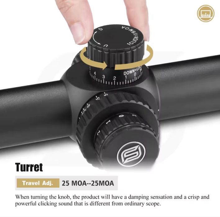 SPINA-Carbine Mira telescopica para caça, HD, 10-60x50