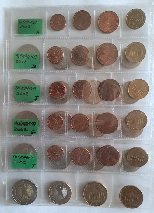 Set Moedas Circuladas - Anos 1999_2000_2001_2002