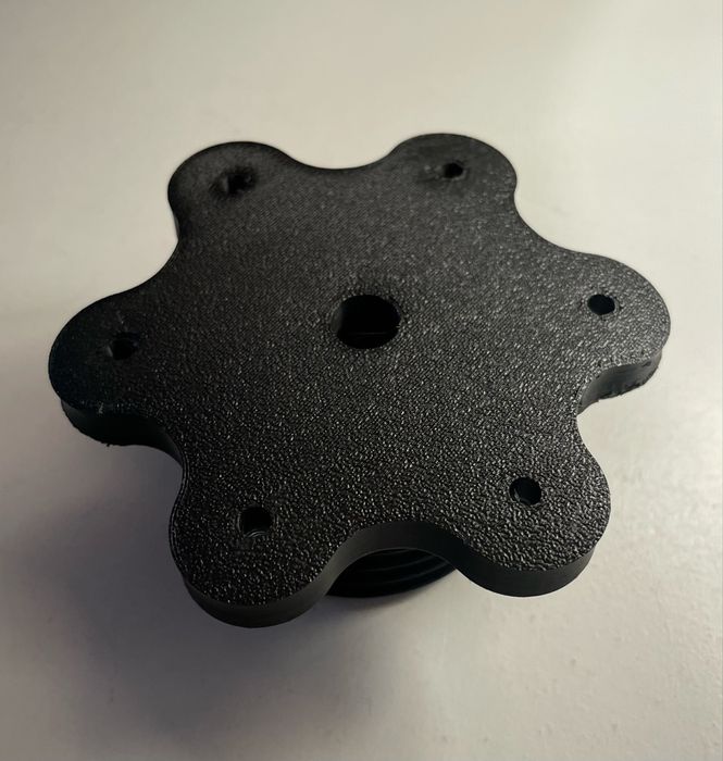Thrustmaster T500, TX, T300 adapter 70mm Druk 3D Simracing
