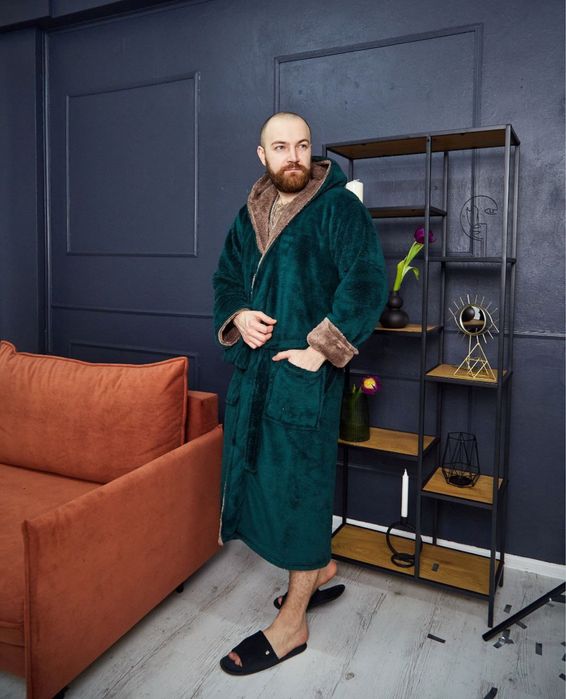 Мужской махровый халат , размеры от 46 до 62