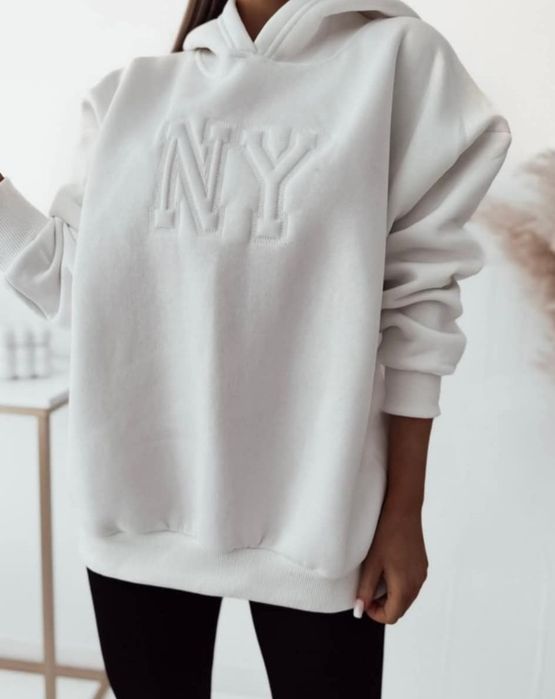 Bluzy NY z kapturem