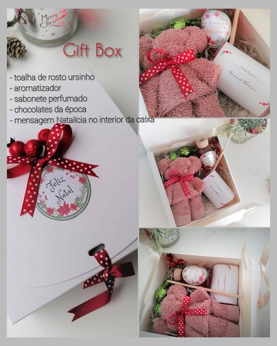 Mini cabaz de Natal, prendas para Padrinhos, família educadoras e auxi