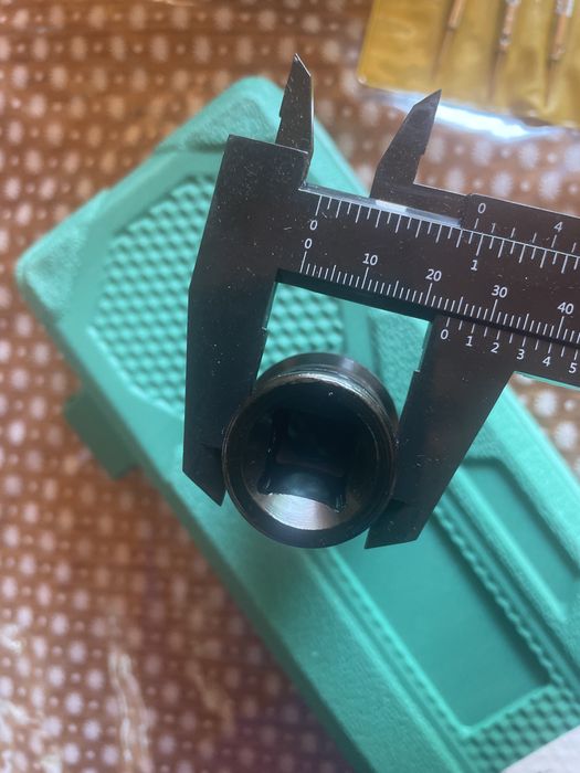 Подовжена ударна торцева головка 24мм 1/2 crom-vanadium якісна 6 гран