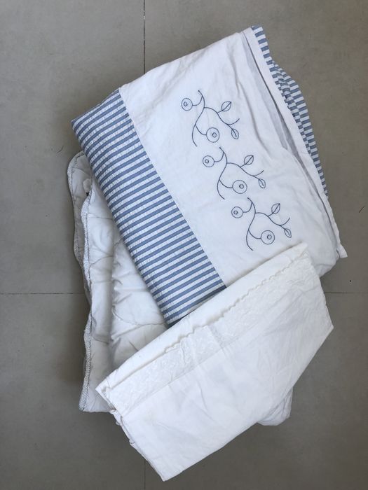 Conjunto edredão para berço, capa e fronha IKEA