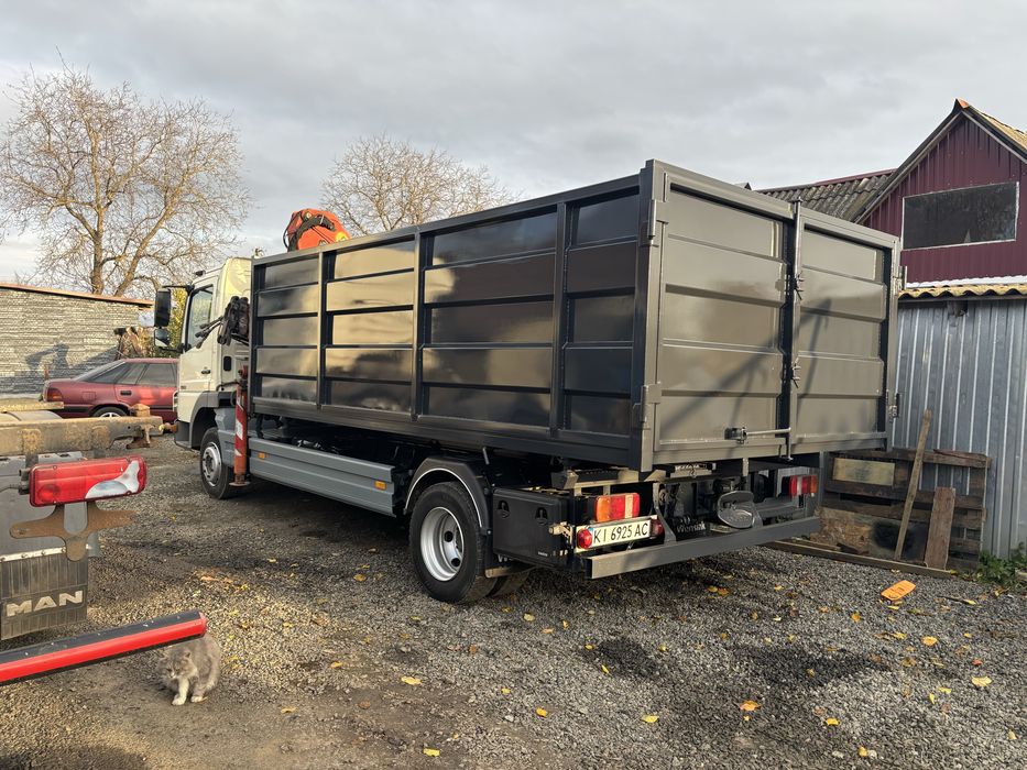 Кран маніпулятор самоскид під ключ монтаж встановлення сертифікація