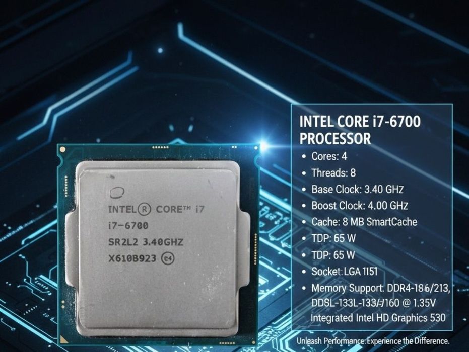 Procesor Intel Core i7-6700 | 3.40GHz | LGA1151