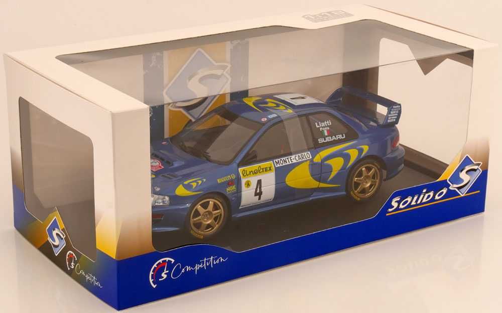 Solido 1/18 - Subaru Impreza #4 Winner Rally Monte Carlo 1997