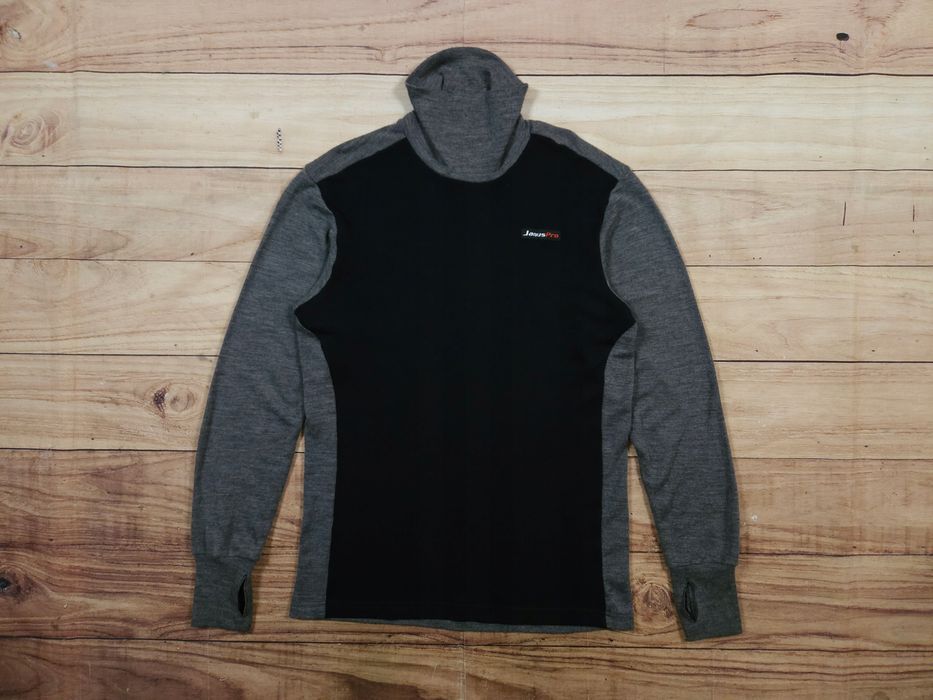 JANUS Pro Bluzka Golf Termoaktywna Męska Wełna Logo r. L