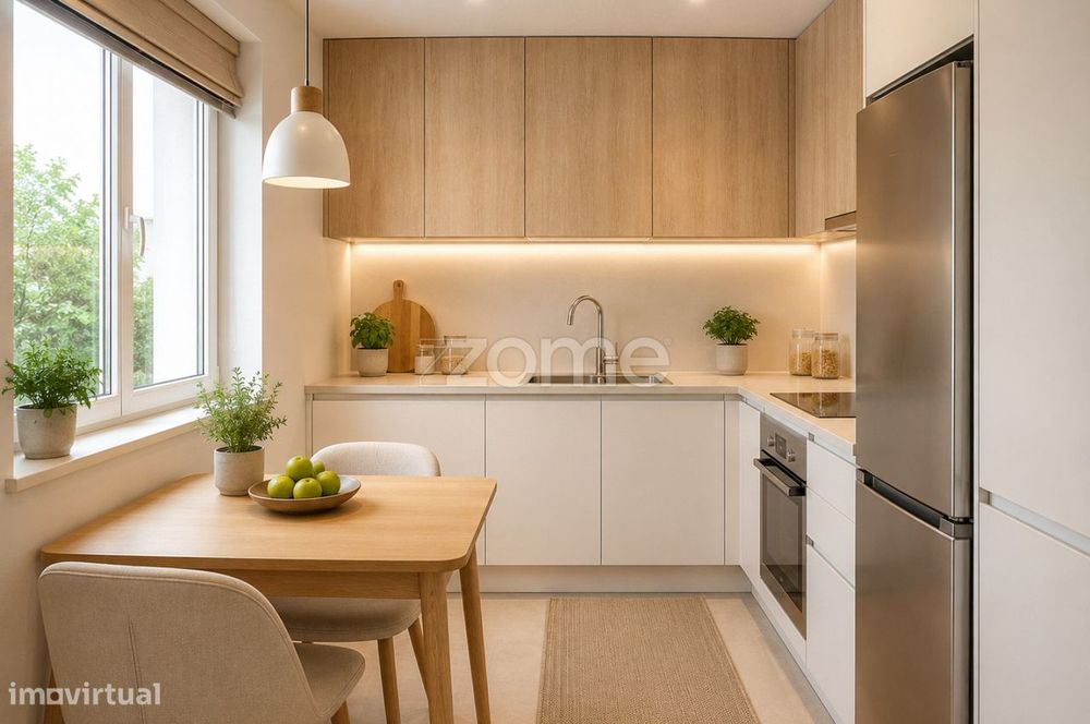 Apartamento T1, com 2 Varandas, Lareira, Garagem, em Viana do Castelo