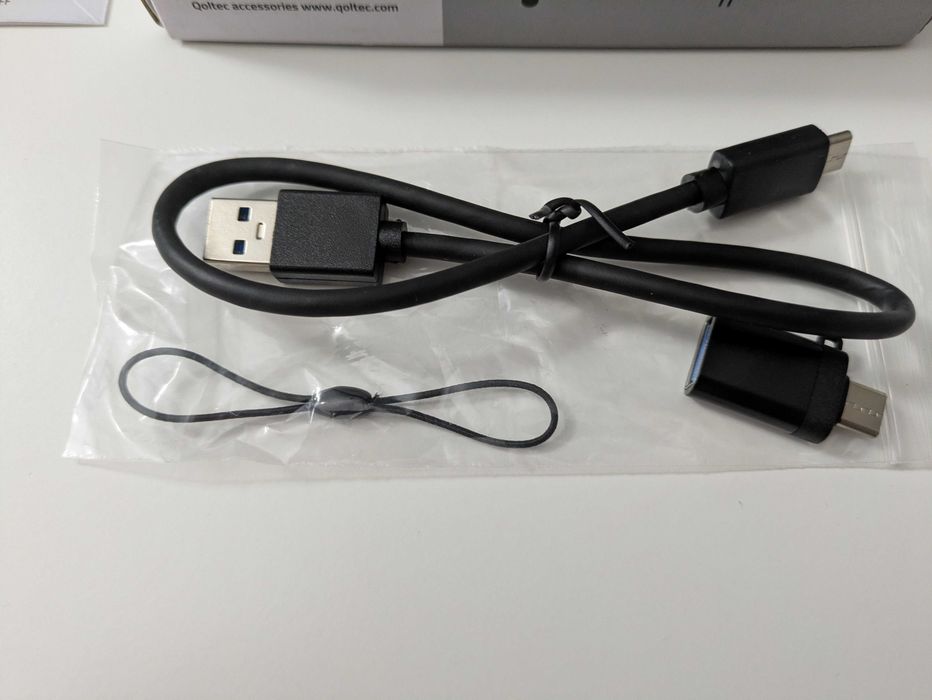Stacja Dokująca SSD M2 SATA MGFF Qoltec USB-C