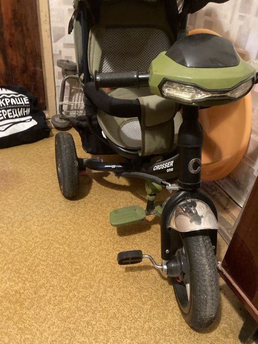 Велосипед с родительской ручкой