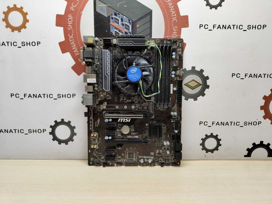 Материнська плата MSI Z270-A Pro(s1151)+ процесор  + кулер)
