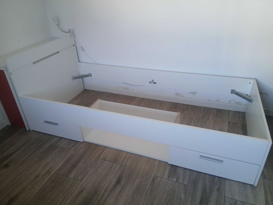 Cama Michigan Individual 200X90 C/2 Gavetas