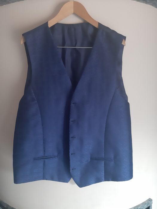 Garnitur Exclusive felippe 176/66/124 wełna cienki spodnie kamizelka