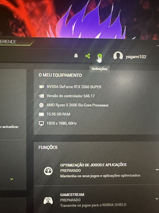 Setup gaming completo/Computador