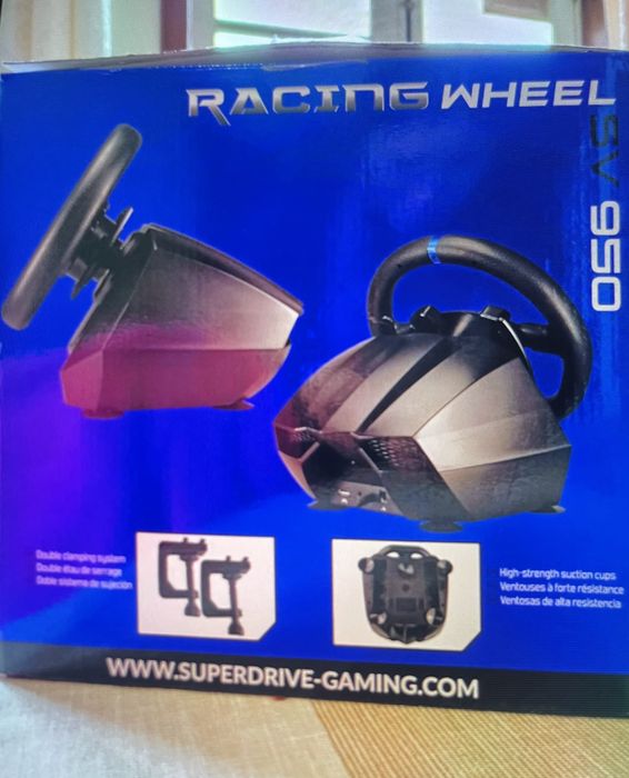 Vendo volante + pedais. Estão novos