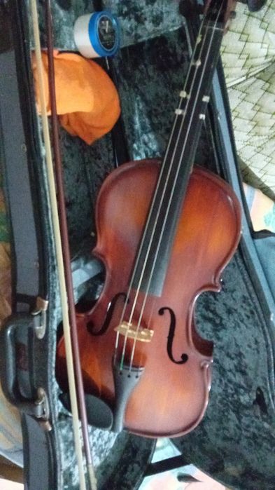 Dois violinos de aprendizagem