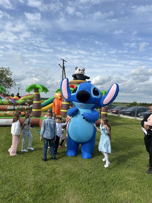 Zjeżdżalnie Dmuchane,plac zabaw ,Stitch ,maskotka Bing, wynajem