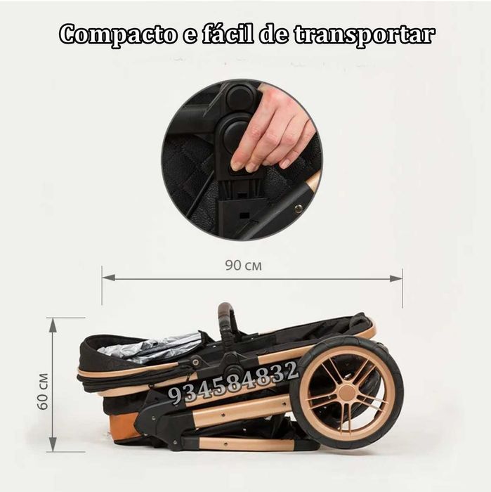 * CARRINHO DE BEBÉ TRIO * 3 em 1 * NOVOS * Oportunidade + Ofertas *