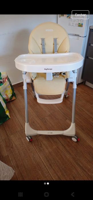 Cadeira de Alimentação Peg Perego Prima Pappa – Usada em Bom Estado