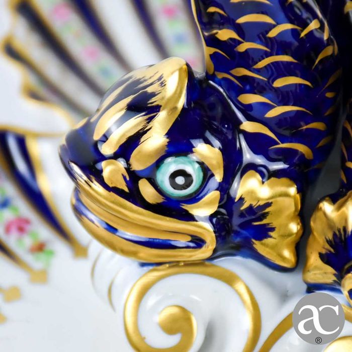 Suporte para aperitivos porcelana Artibus em forma de peixes e conchas