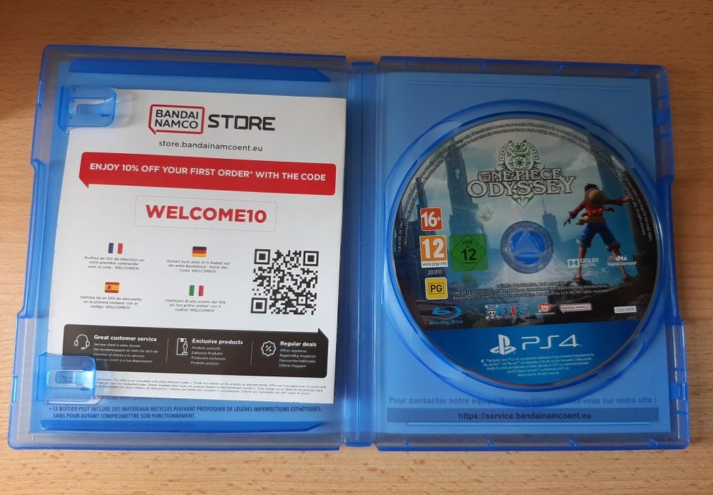 Conjunto One Piece PS4 Excelente Estado