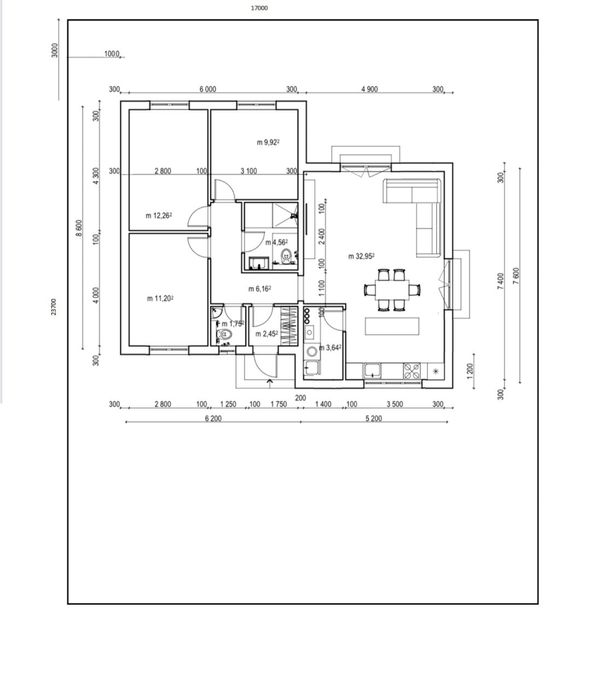 Одноэтажный дом |90 кв.м|4 сотки|Рассрочка 5 лет | Червоный Хутор