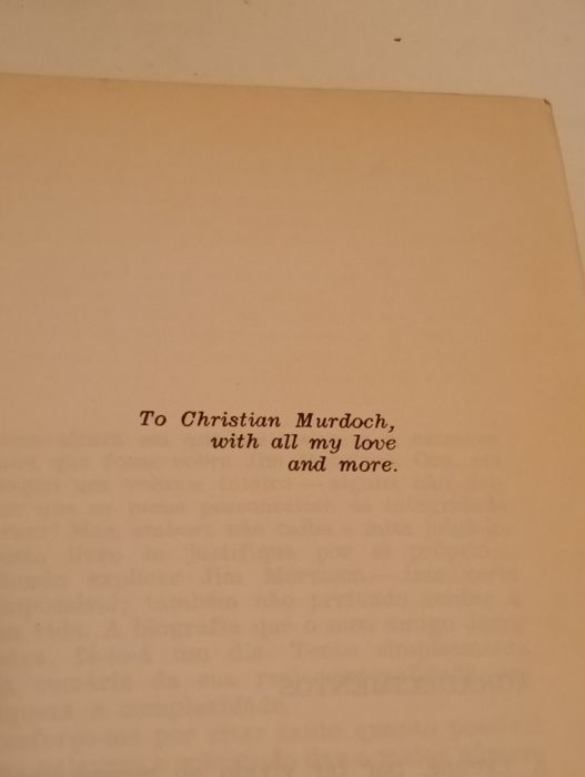 Livro  Jim Morrisson  para além dos Doors