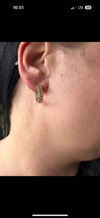 Kolczyki zlote 14 karat próba 585