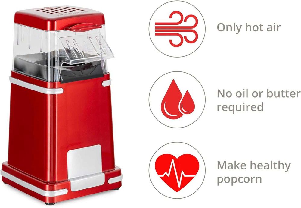 Beztłuszczowa maszyna do popcornu na gorące powietrze 1200W