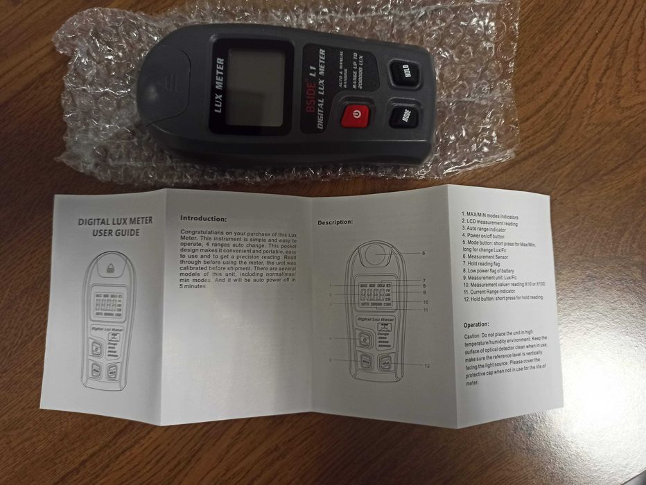 Luxímetro digital