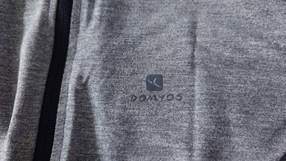 Szara bluza Decathlon Domyos rozm. S