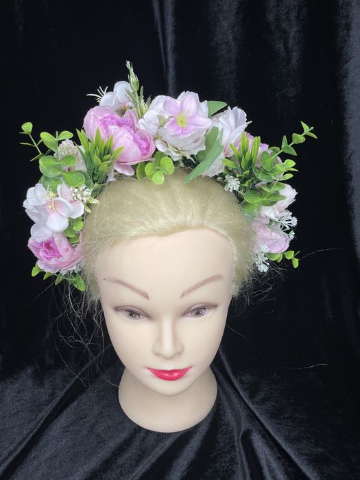 Корона обруч вінок віночок мавки лісової фея ельф эльф весняний метели