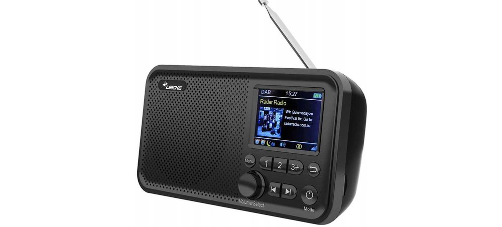 Radio baterie DAB+, FM Leicke B0B321H9B8