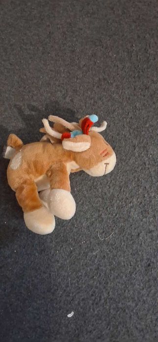 Cavalo de peluche Kaya NOUKIE'S Kaya e Pinto castanho indiano 13 cm