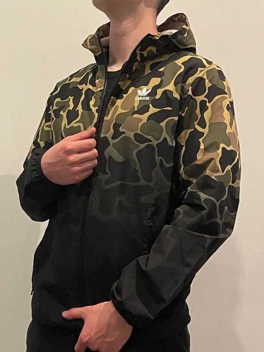 Adidas Originals Men's Camo Windbreaker - Multicolour