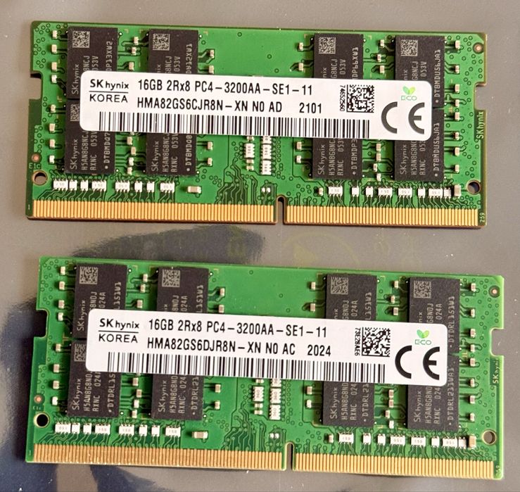 Pamięci DDR4 SODIMM 32GB 2x16GB 3200MHz