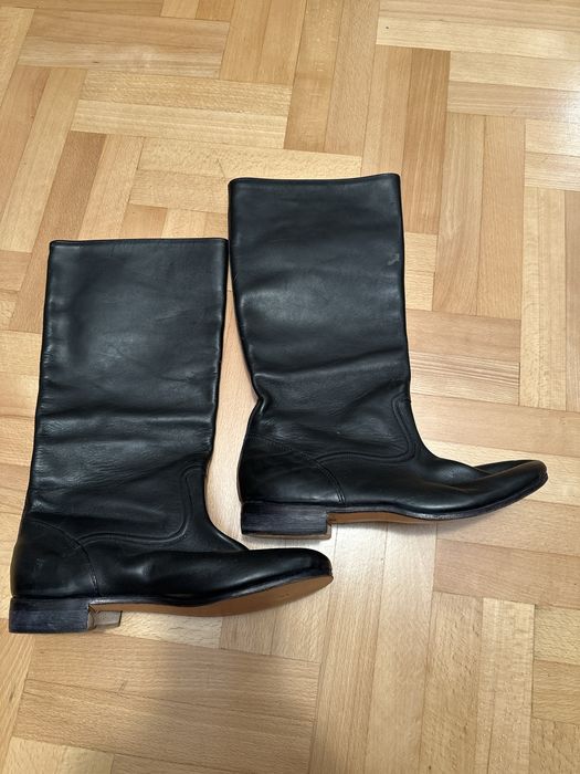 Buty kozaki ludowe męskie wysokie czarne roz. 39