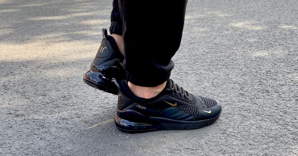 Buty Nike air max 270 czarne męskie sneakers 270 nike black shoes