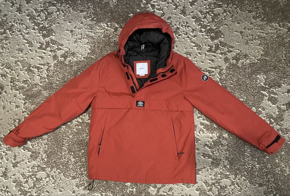 Анорак Pull&Bear (Оригінал) | Розмір L | Темно-червоний