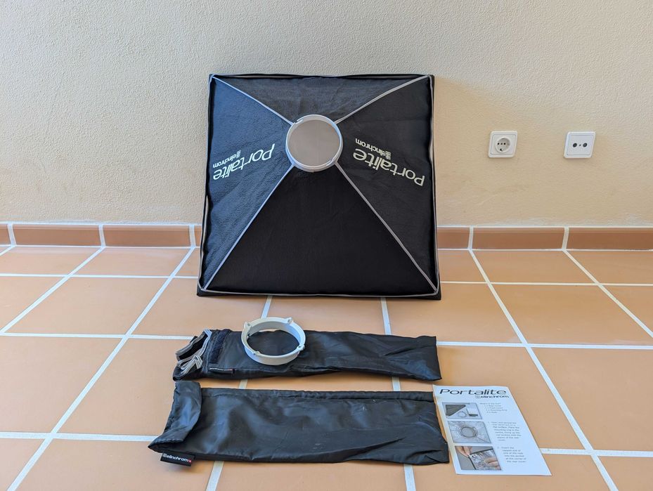 Kit Elinchrom BX 500 Ri + Skyport + Softboxes + Tripés + Malas
