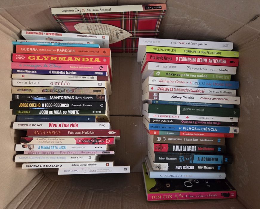 Vendo livros, várias temáticas
