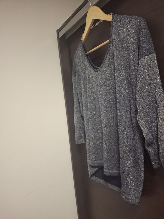 Bluzka z metaliczną nitką