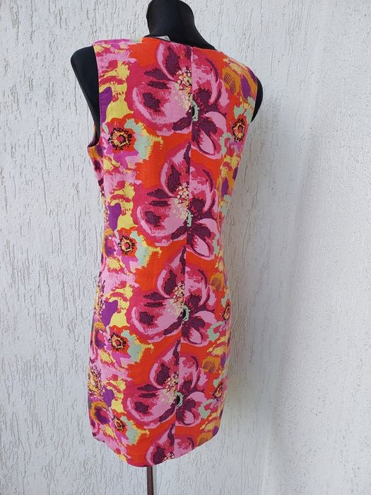 PEACOCKS Sukienka w kwiaty roz M.