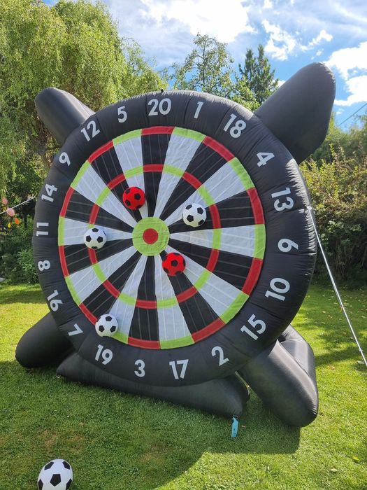 HIT IMPREZOWY! Dmuchany Dart Piłkarski (Foot Dart) – Wynajem