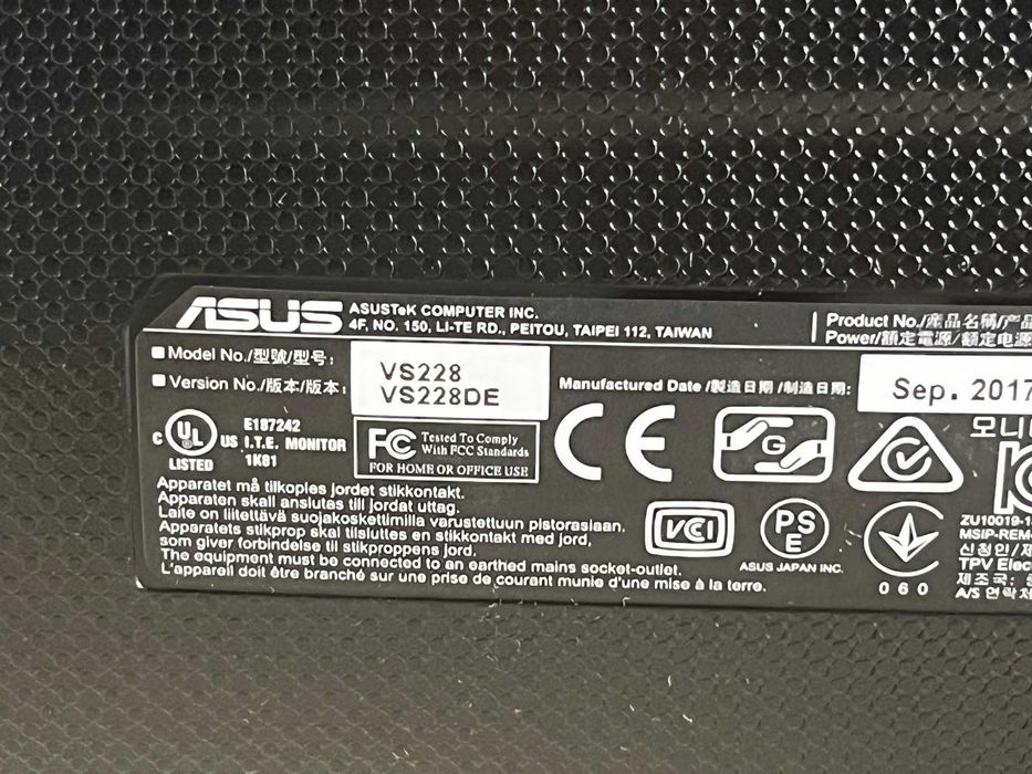Monitor Asus 19 polegadas