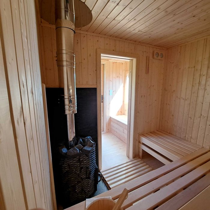 Sauna mobilna na lawecie