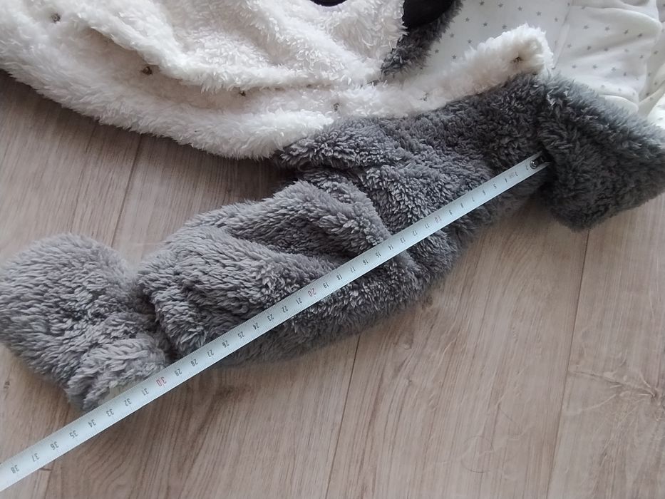 Kombinezon, futro, yeti zimowe Next baby. 9-12 miesięcy.