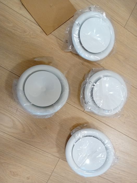 Anemostat biały 2 rodzaje