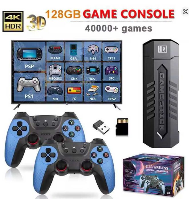 Consola Retro 40000 Jogos 4K 128Gb